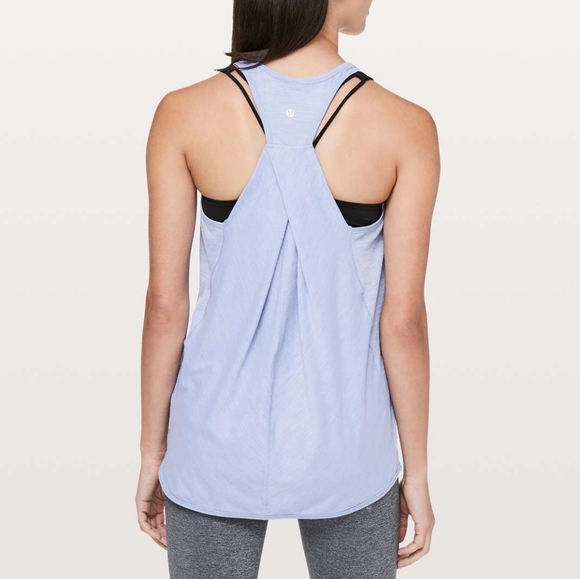 Tops - LULULEMON Essential Tank Heathered Lavender Dusk
